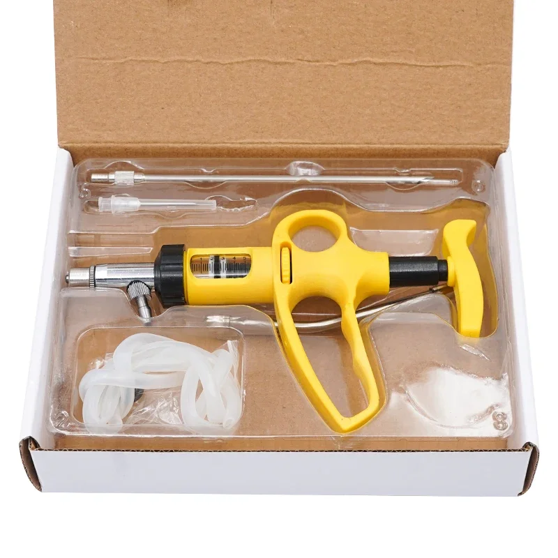 Veterinary Syringe Gun - 1 قطعة حقنة حقن المستمر الماشية