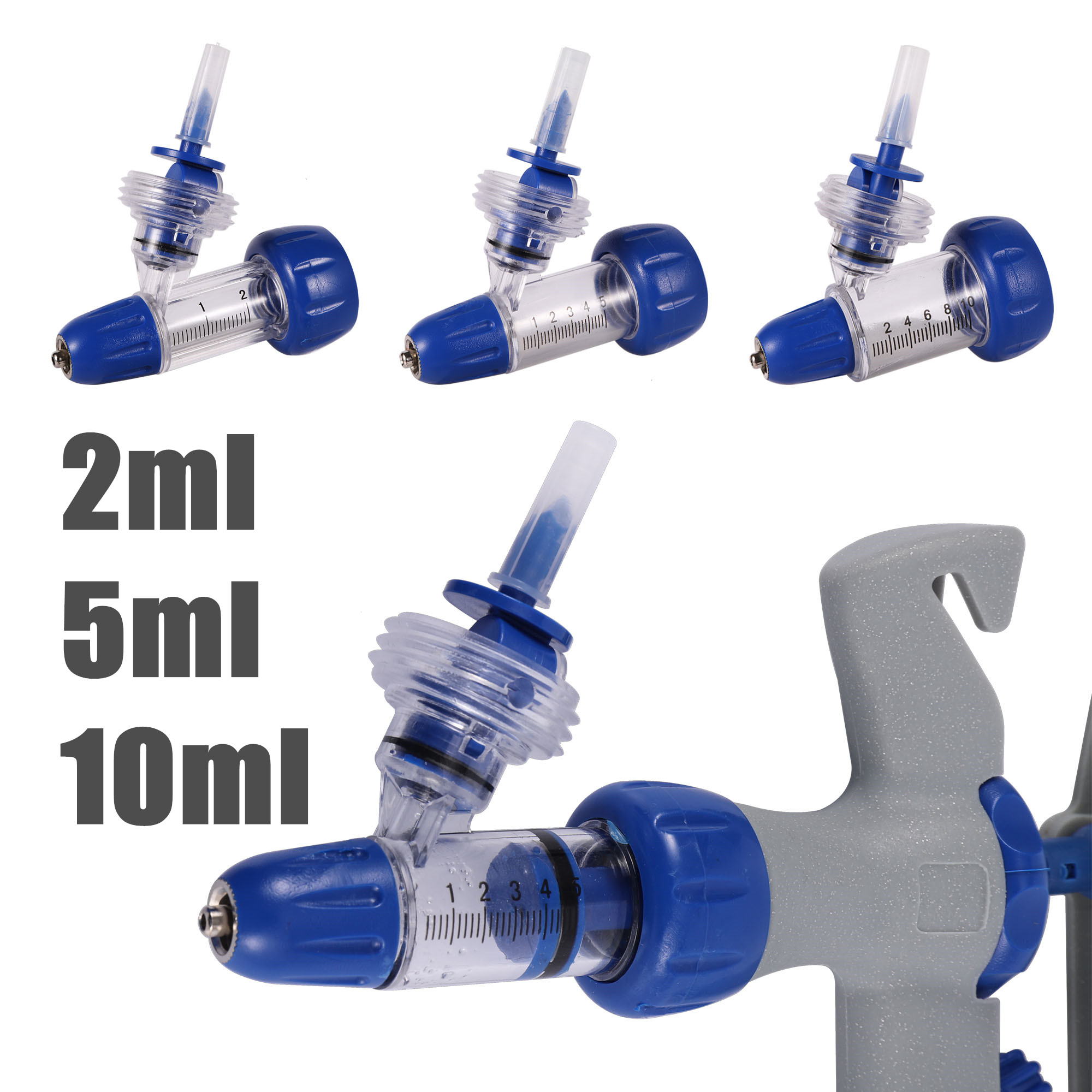 Veterinary Syringe Gun - محقنة مستمرة أوتوماتيكية 2/5/10 مل، محقنة