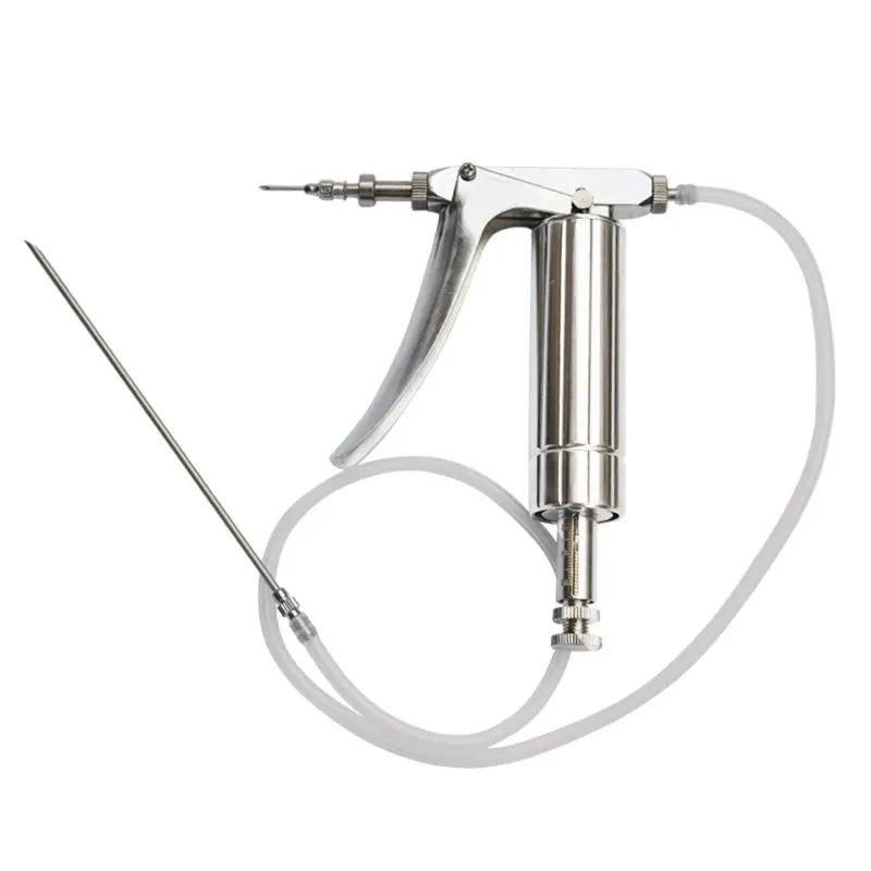 Veterinary Syringe Gun - حقنة مستمرة قابلة للتعديل ، حقنة