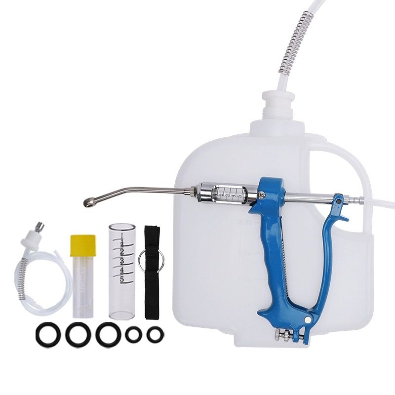 Veterinary Syringe Gun - جهاز تعبئة الأدوية المعدني المستمر للحيوانات