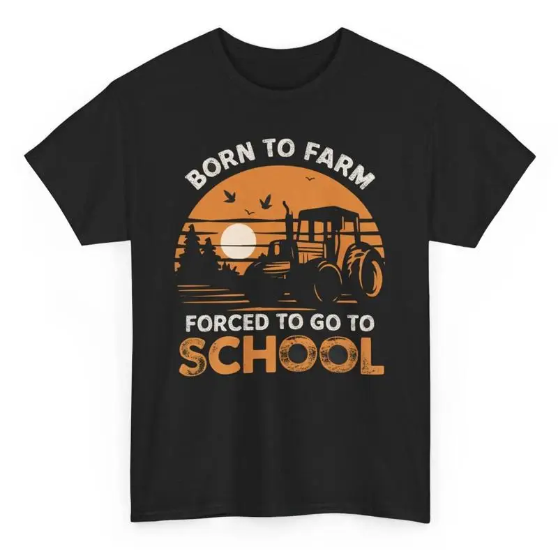 Agriculture Farming School - تي شيرت مطبوع عليه عبارة 