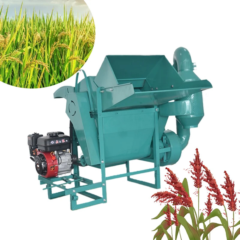 Rice Thresher Machine - آلة تقشير وفصل حبوب الذرة والفول