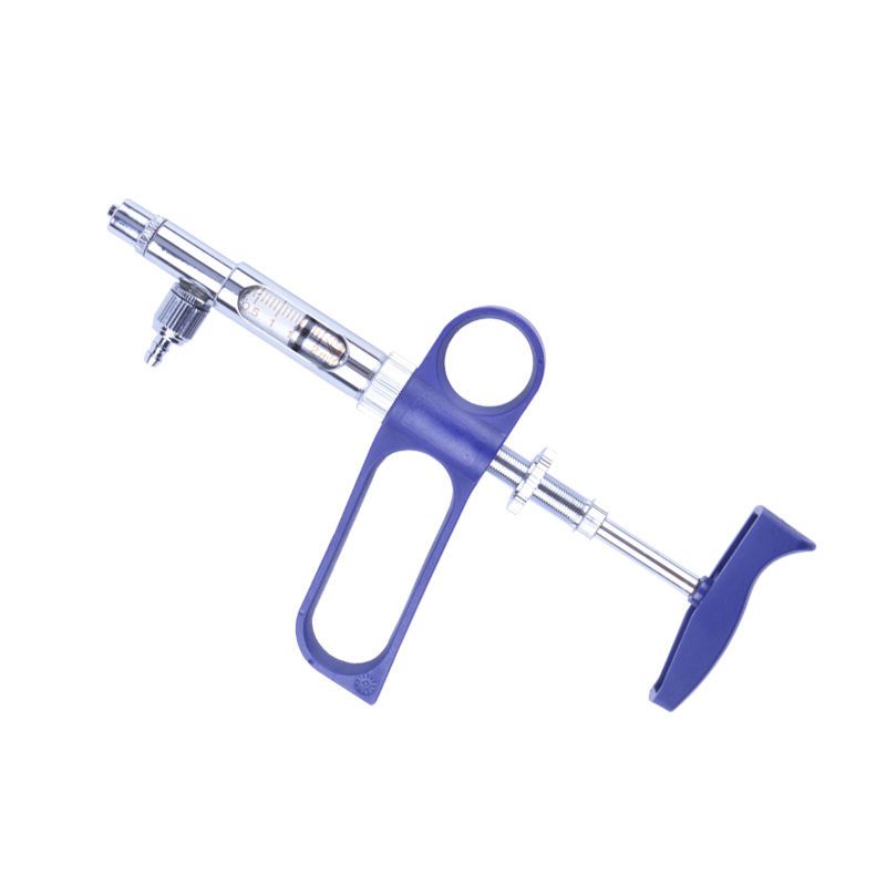 Veterinary Syringe Gun - سرنجة مستمرة قابلة للتعديل للكتلة الحيوية
