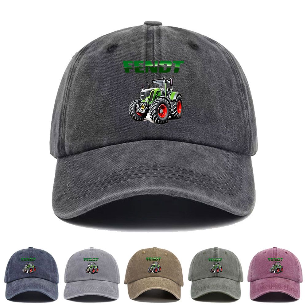Agriculture Farming Hats - قبعة بيسبول مغسولة بتصميم عتيق مع