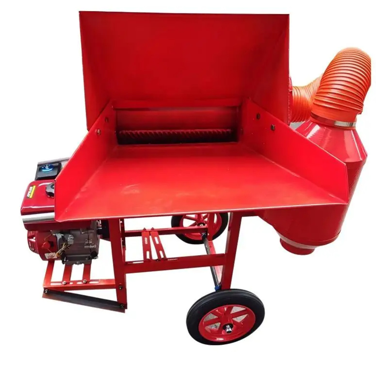آلة محمولة لفرز وتقشير الأرز و - مراجعة Rice Thresher Machine وسعره