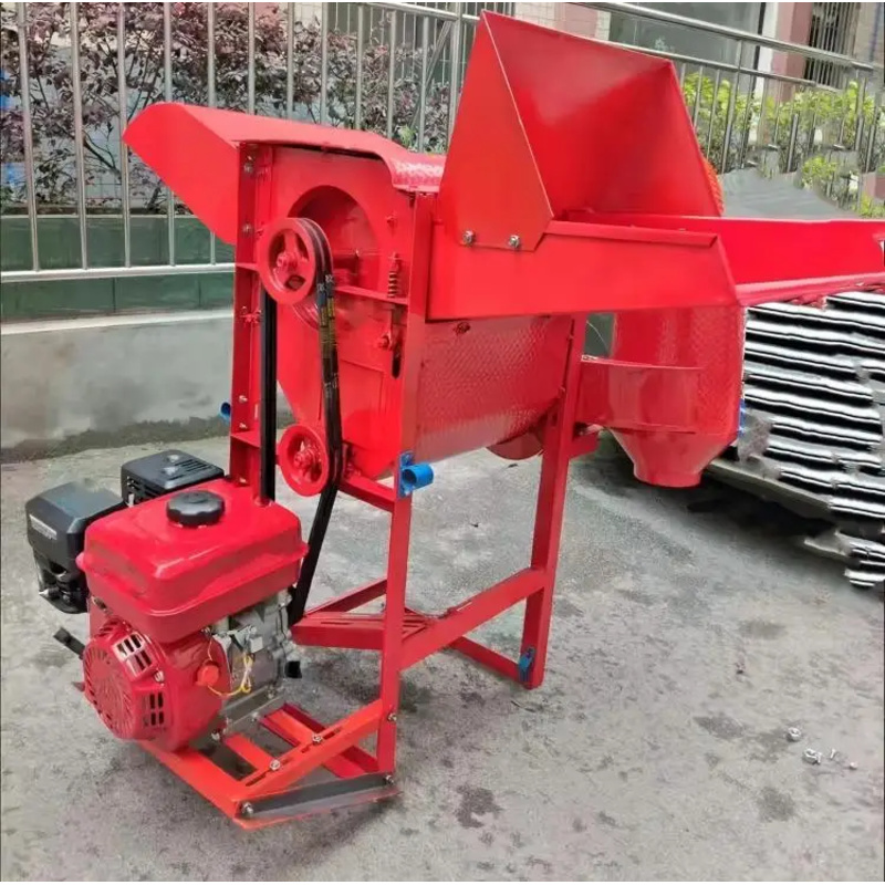 آلة محمولة لفرز وتقشير الأرز و - مراجعة Rice Thresher Machine وسعره