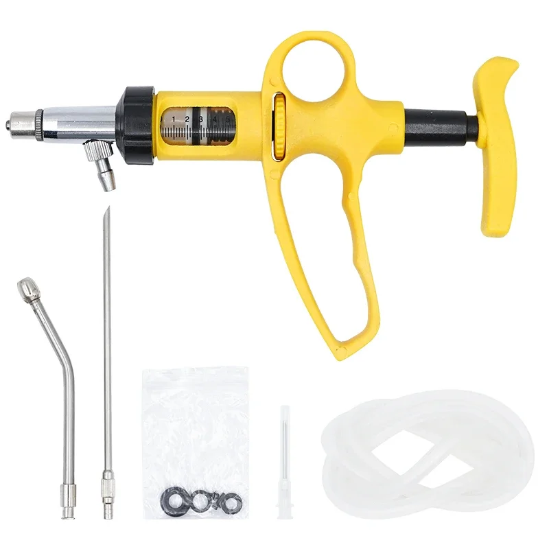 1 قطعة حقنة حقن المستمر الماشي - مراجعة Veterinary Syringe Gun وسعره