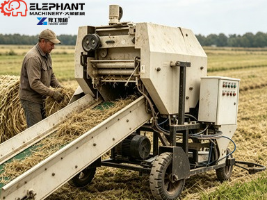 آلة تعبئة السيلاج، مكبس قش دائ - مراجعة Silage Baler Machine وسعره