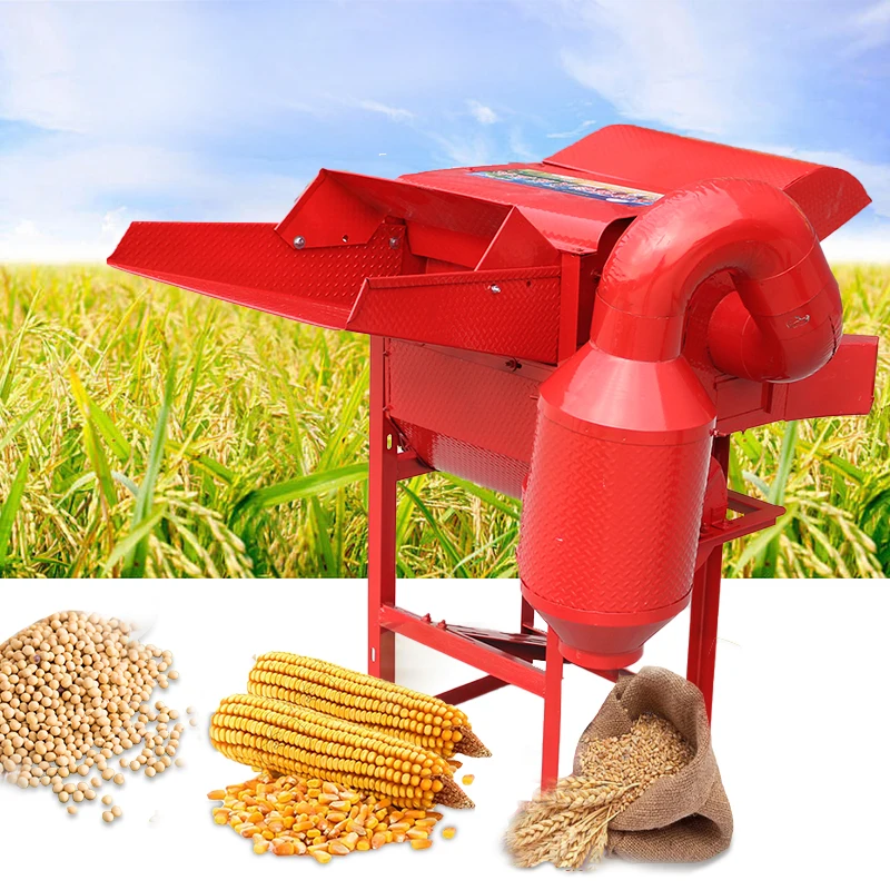 آلة دراس وتقشير متعددة الاستخد - مراجعة Rice Thresher Machine وسعره