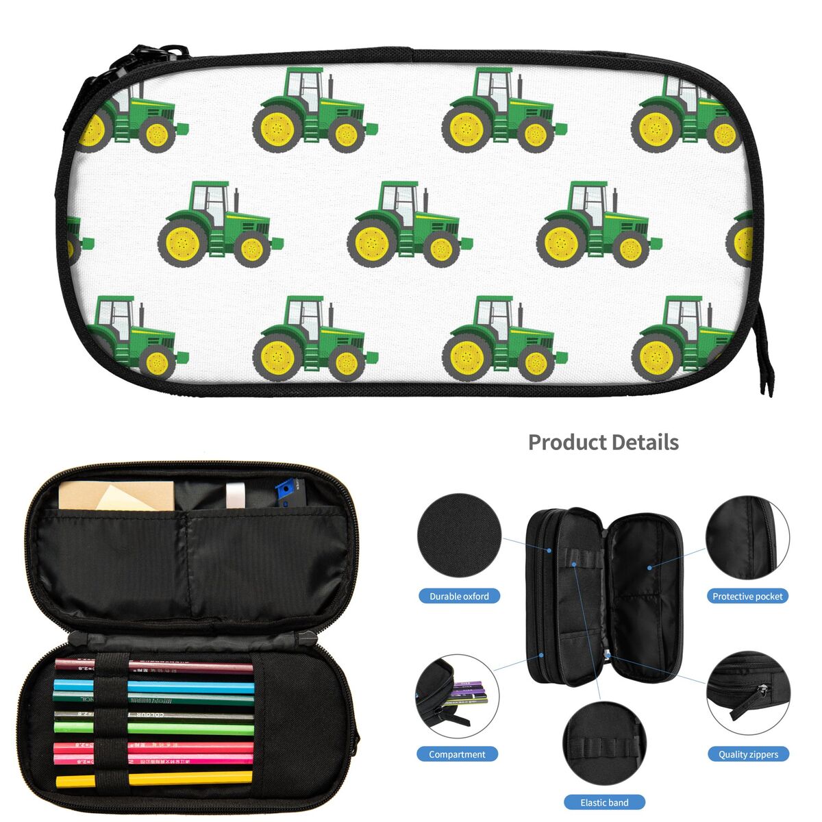 حافظات أقلام على شكل جرارات وآ - مراجعة Agriculture Farming School وسعره
