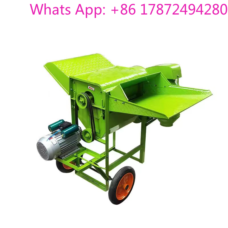آلة دراس الحبوب الزراعية بسعة  - مراجعة Rice Thresher Machine وسعره