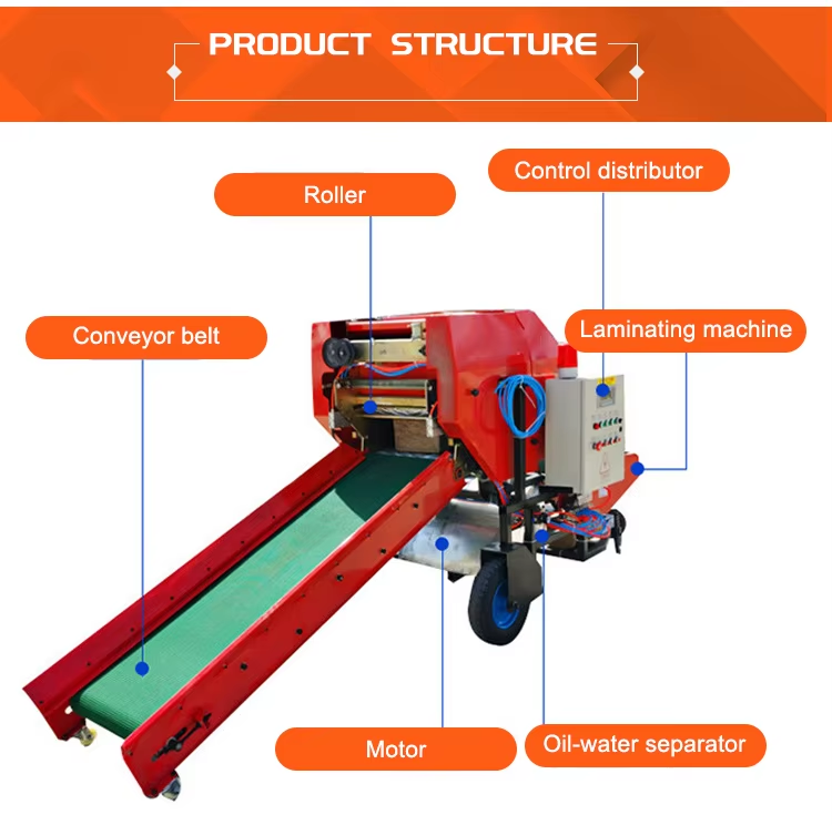 آلة تغليف السيلاج العشبي الأكث - مراجعة Silage Baler Machine وسعره