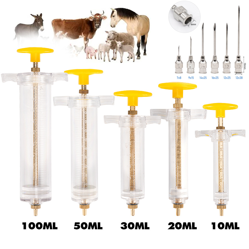10/20/30/50/100 مللي قابل للتع - مراجعة Veterinary Syringe Gun وسعره