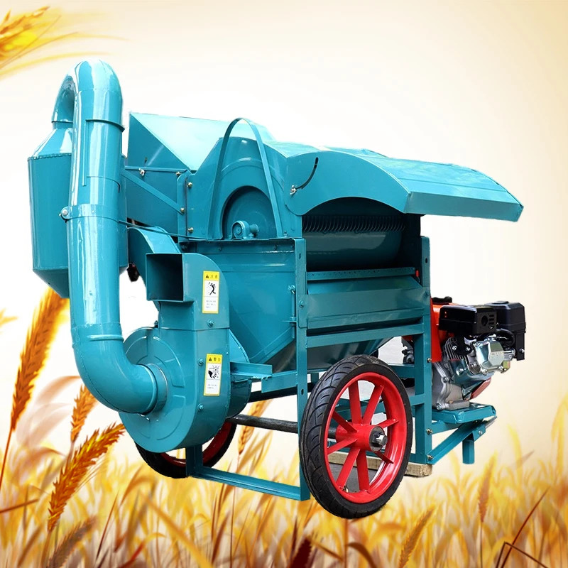 آلة تقشير وفصل حبوب الذرة والف - مراجعة Rice Thresher Machine وسعره