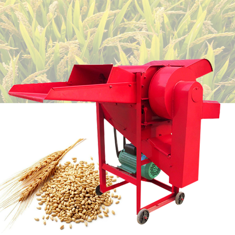محرك الديزل آلة دراس الحبوب فو - مراجعة Rice Thresher Machine وسعره