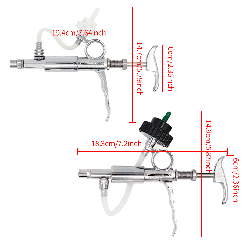 0.5-5 مللي أدوات حقنة مستمرة م - مراجعة Veterinary Syringe Gun وسعره