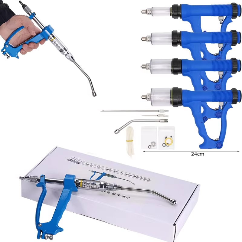 مسدس تغذية معدني بيطري، موزع أ - مراجعة Veterinary Syringe Gun وسعره