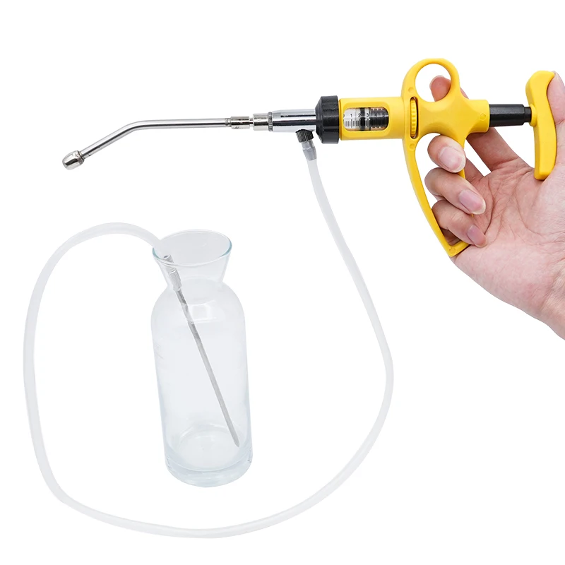مجموعة واحدة من جهاز حقن مستمر - مراجعة Veterinary Syringe Gun وسعره