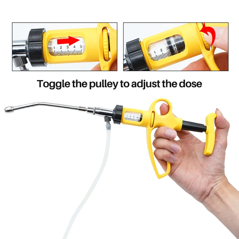 مجموعة واحدة من جهاز حقن مستمر - مراجعة Veterinary Syringe Gun وسعره