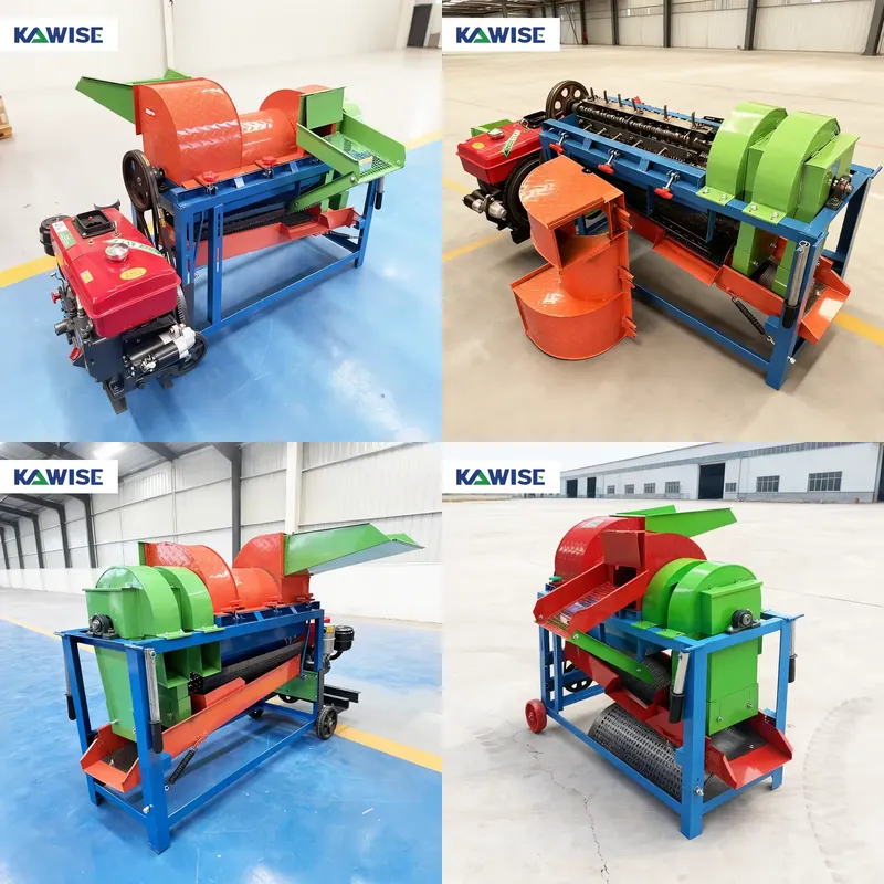 آلة دراس الحبوب للذرة والقمح و - مراجعة Rice Thresher Machine وسعره