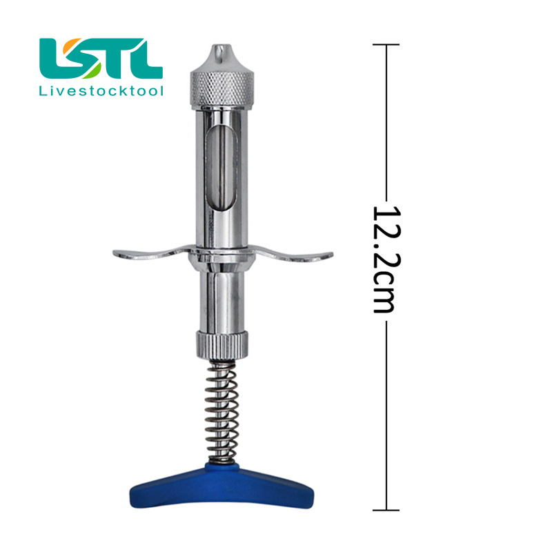 5cc حقنة حقن مزدوجة لمسدس الدج - مراجعة Veterinary Syringe Gun وسعره