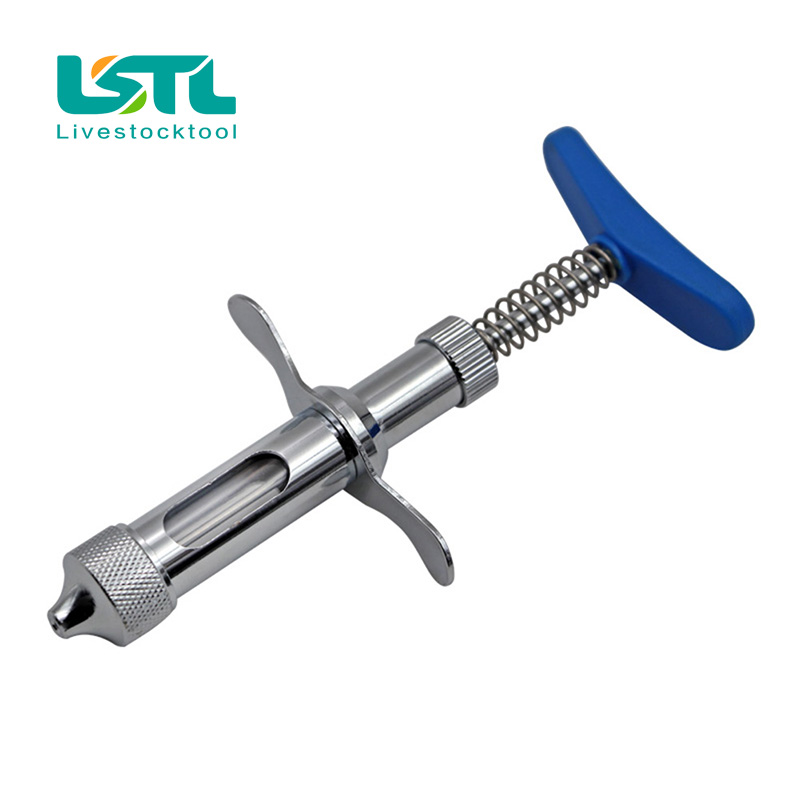 5cc حقنة حقن مزدوجة لمسدس الدج - مراجعة Veterinary Syringe Gun وسعره