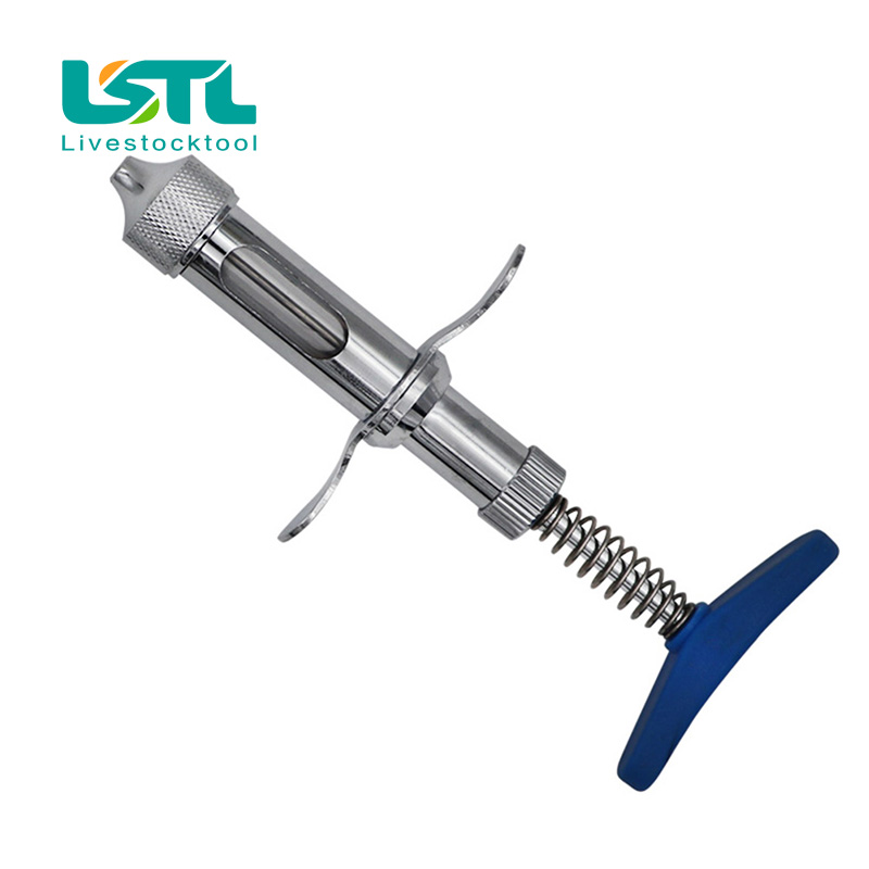 5cc حقنة حقن مزدوجة لمسدس الدج - مراجعة Veterinary Syringe Gun وسعره